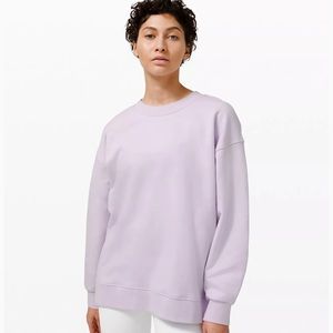 Lululemon Perfectly Oversized Crew Lavender Dew